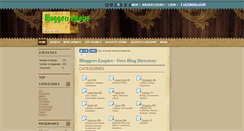 Desktop Screenshot of bloggersempire.com